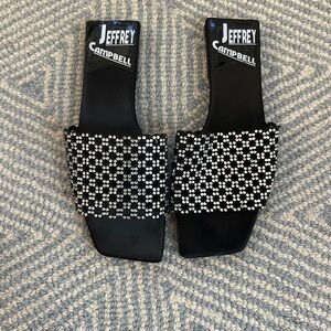 Jeffrey Campbell Sparkly Sandals - 5